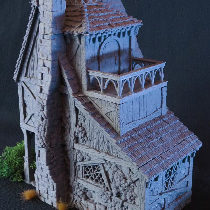 City of Tarok - Healer's House: 28-32mm Scale - D&D/wargaming scenery
