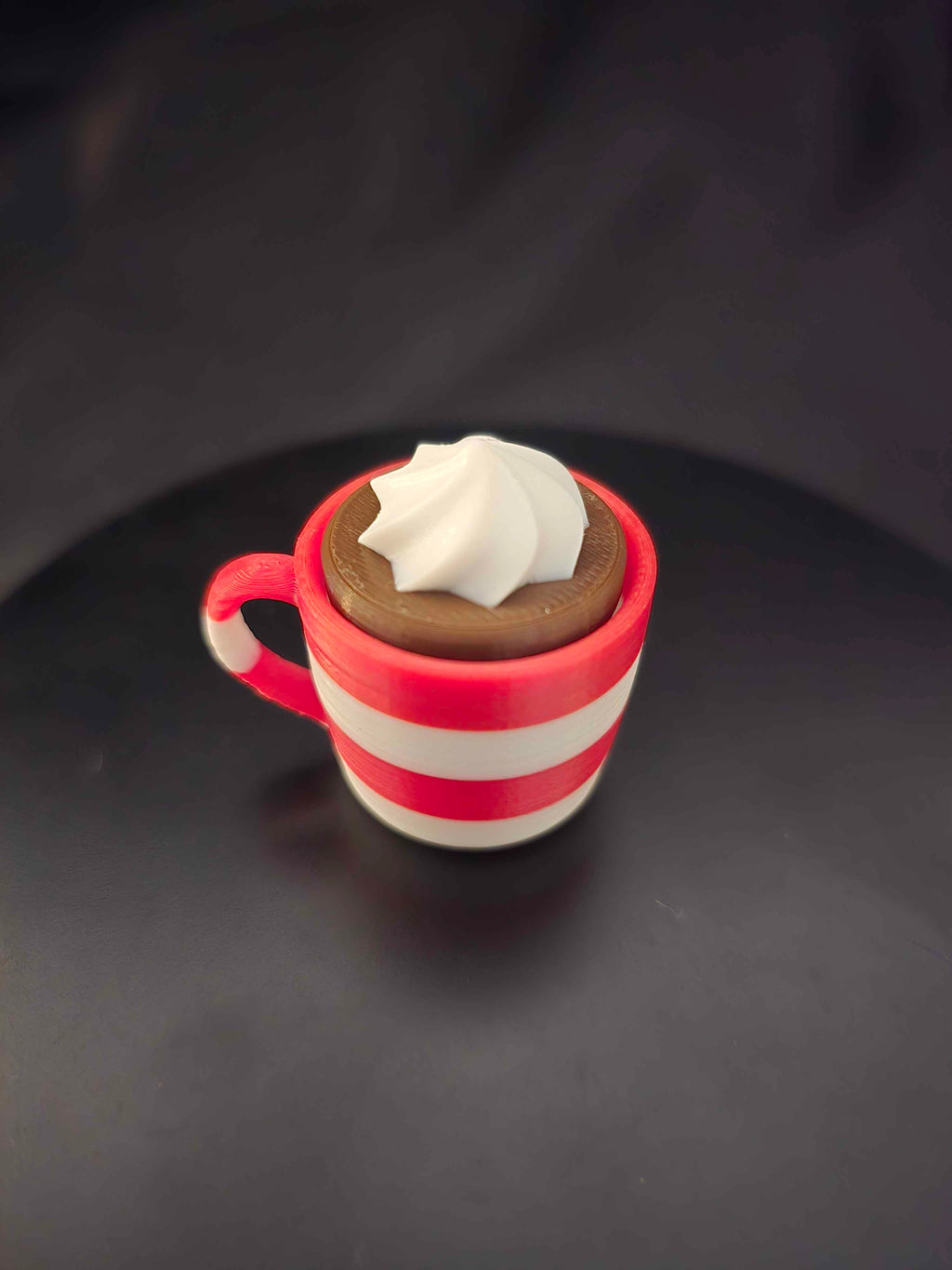 Clicker, Hot Cocoa Cup - Whip Cream - Keychain