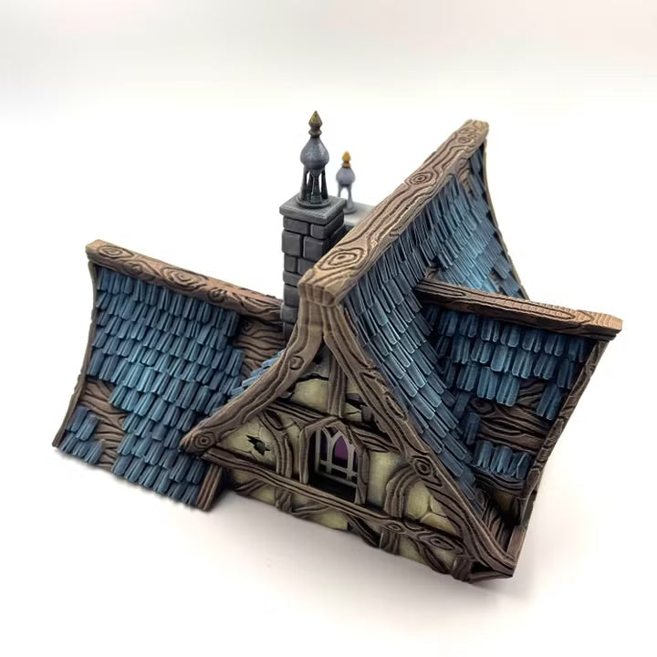 Beyond Misty Hollow - Marchant's House: 28-32mm Scale - D&D/wargaming scenery