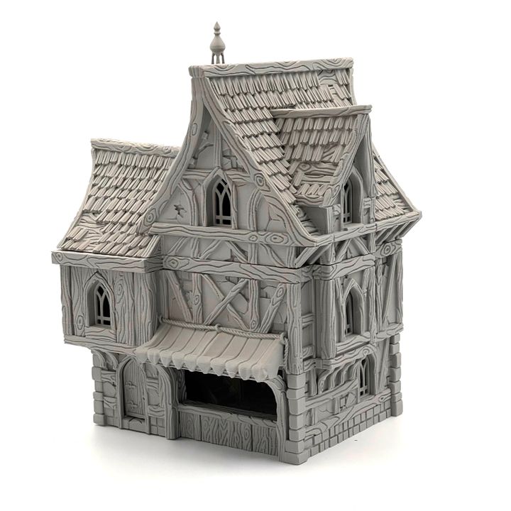 Beyond Misty Hollow - Marchant's House: 28-32mm Scale - D&D/wargaming scenery