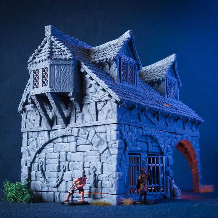 City of Tarok - Jail: 28-32mm Scale - D&D/wargaming scenery