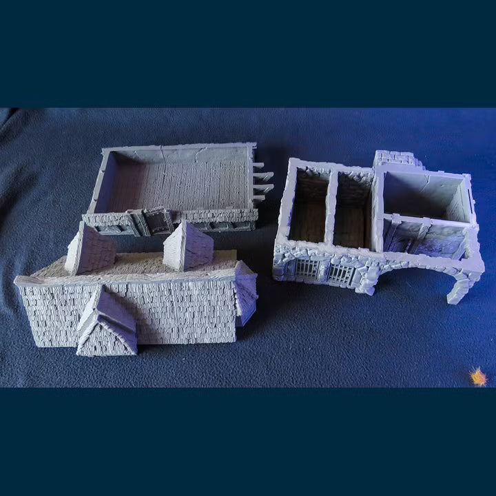 City of Tarok - Jail: 28-32mm Scale - D&D/wargaming scenery